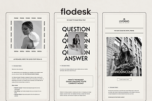 Flodesk Email Newsletter Templates, an Email Template by Branding Babe Co.