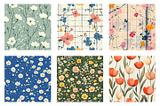 Floral Garden - Patterns & Posters, an Illustration by Dream Creation (Thumbnail 7 of 7)