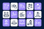 Animated School Education Icons, a Solid Icon by Vectors Market (Thumbnail 3 of 5)