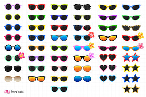 50 Sunglasses Clipart