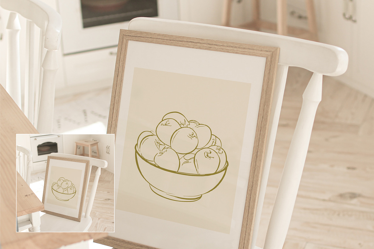 SUNNY KITCHEN | Frame Mockup set, a Household Mockup by yuliyuri.studio (Photo 6 of 27)