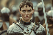 84 women knights in armor, a Person Photo by Handmadefont (Thumbnail 12 of 13)