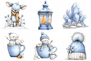 Whimsical Winter Clipart, an Illustration by Daily.Designs (Thumbnail 4 of 5)
