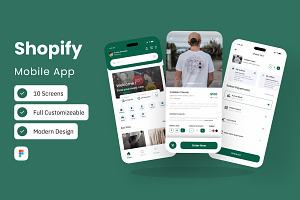Shop Hub - Shopify Mobile App, an App Template by trabaskriya