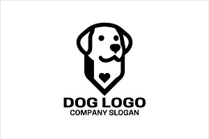 Dog Logo Vector Template, a Branding & Logo Template by Vectorium Studio