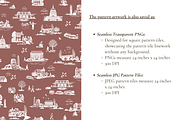 Washington DC Seamless Pattern Set, a Pattern Graphic by Hughes Studio (Thumbnail 7 of 9)