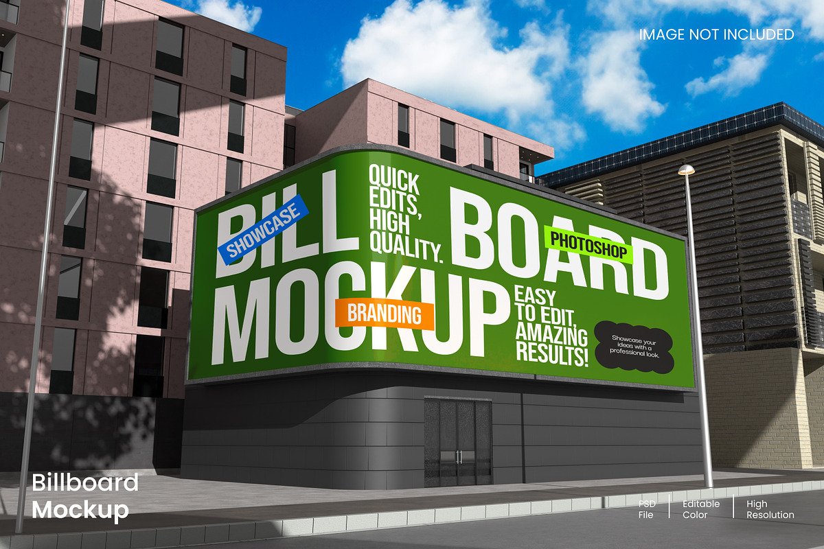 Billboard Mockup, an Advertising Mockup by Unerispace (Photo 1 of 4)