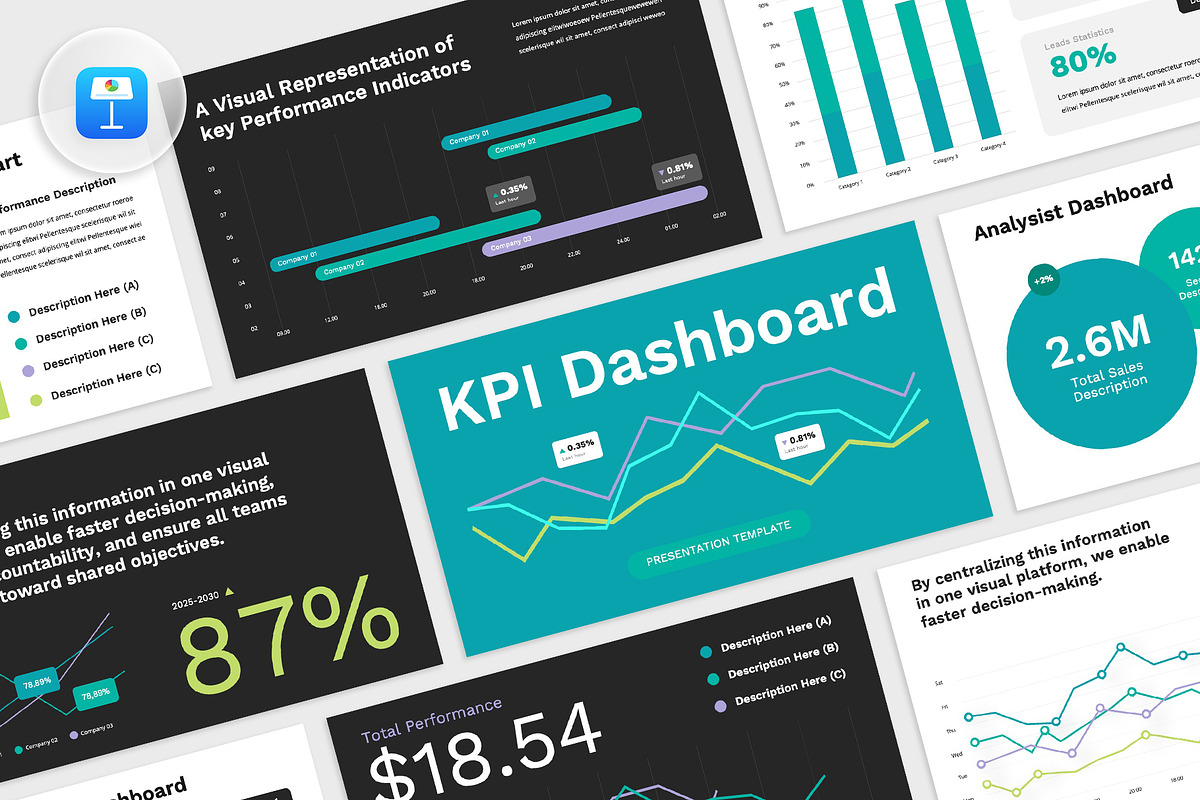 Kpi Dashboard Keynote