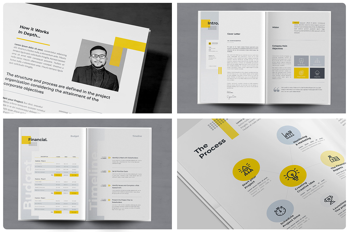 Proposal 24 Pages | DOCX, InDesign, a Brochure Template by BrochuresFactory (Photo 6 of 11)