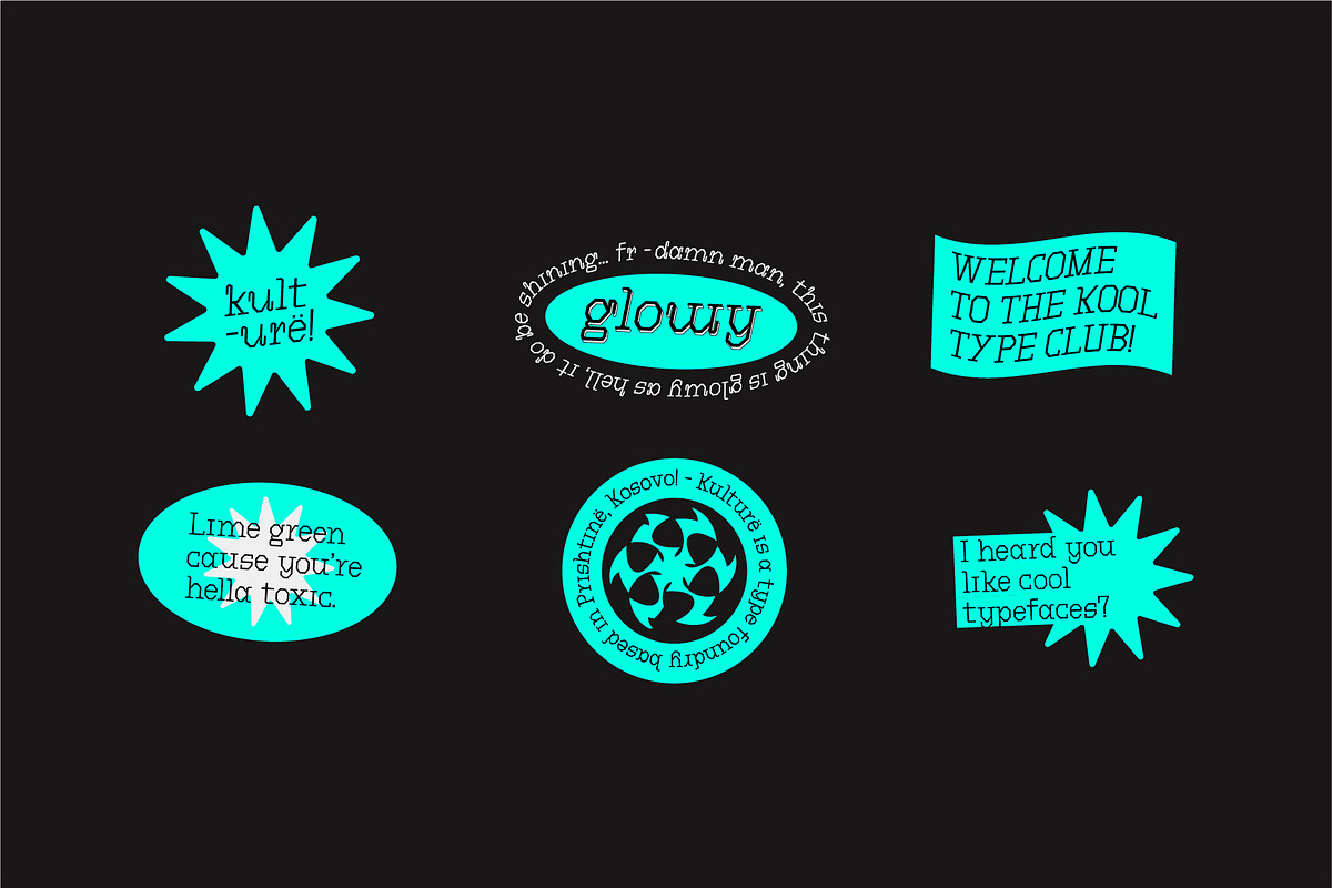 Digitopia - Experimental Type, a Sans Serif Font by Kulturë Type (Photo 8 of 9)