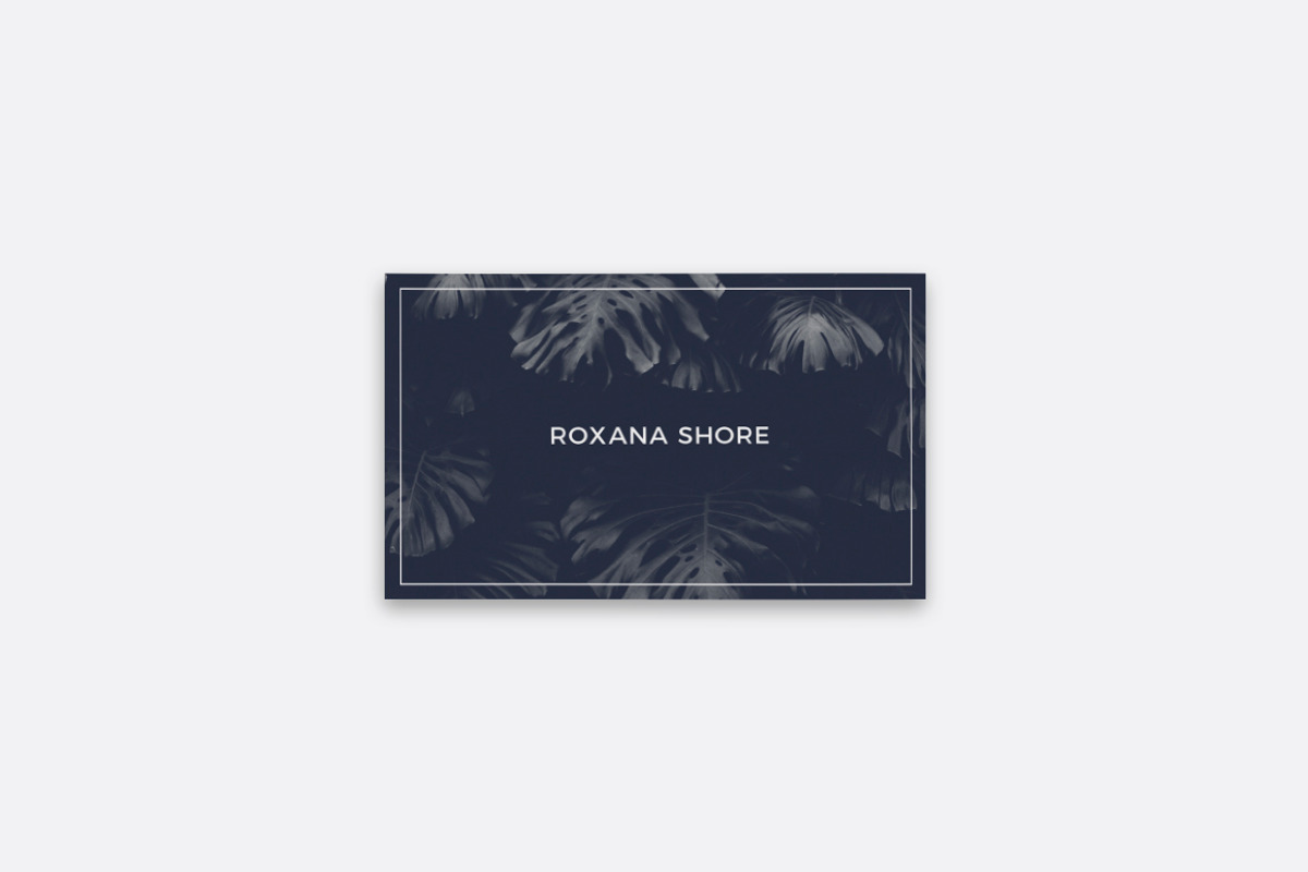 Shore Business Card, a Business Card Template by Amber Meyer Studio (Photo 2 of 3)