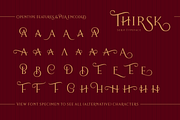 Thirsk - An Elegant Serif, a Serif Font by The Traveling Fox (Thumbnail 7 of 8)