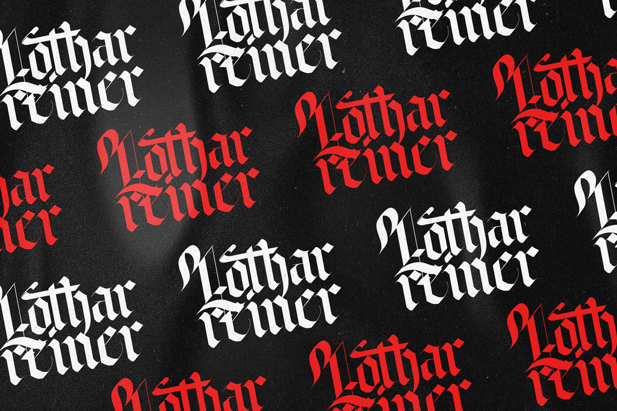 Lothar Reiner – Gothic Blackletter, a Blackletter Font by Inviline.co (Photo 6 of 15)