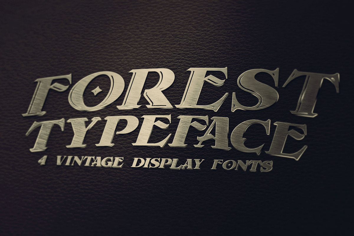 Forest - Display Font preview 6