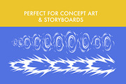 Anime FX Brush Set, a Brushes & More by Zsolt Kosa Art (Thumbnail 4 of 6)