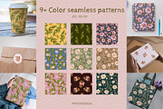 Summer flowers and leaves collection, a Pattern Graphic by Peviotadesign (Thumbnail 7 of 8)