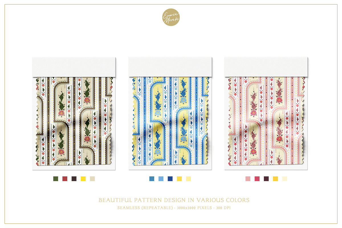 Vintage Floral Pattern 2 Shabby Chic, a Pattern Graphic by Euonia Meraki (Photo 5 of 19)