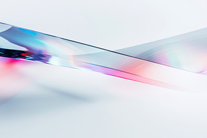 An abstract composition featuring smooth, flowing lines with a gradient of colo, an Arts & Entertainment Photo by Textures & Backgrounds