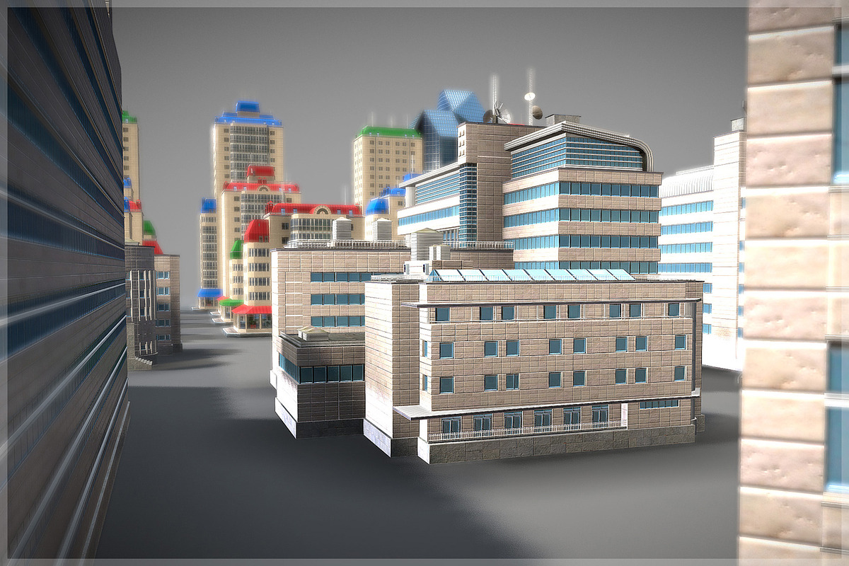 Buildings Pack, an Architecture 3D Model by Beatheart Creative Studio (Photo 9 of 15)
