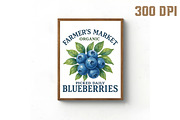 Farmer's Market Organic Picked Daily, an Illustration by Libby Wishes (Thumbnail 6 of 6)
