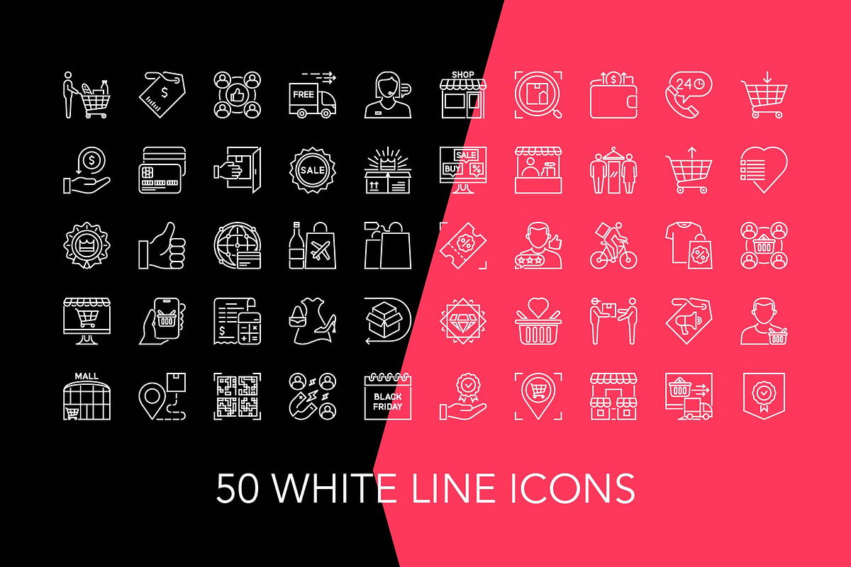 200 Shopping Vector Icon Set, a Duotone Icon by Genestro Shop (Photo 4 of 5)
