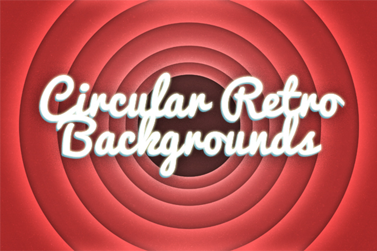 10 Circular Retro Backgrounds