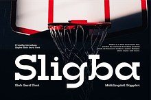 Sligba - Slab Sports Font