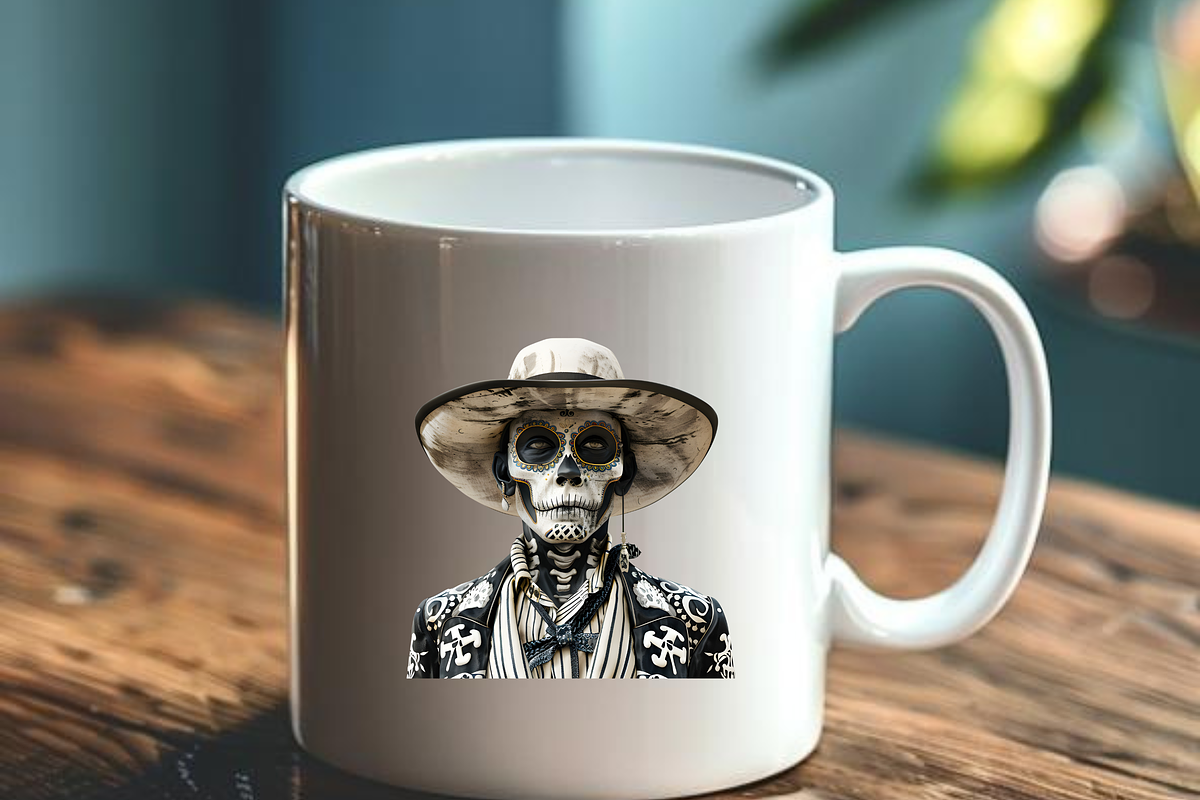 DAY OF THE DEAD CHARACTERS CLIPART, a Person Illustration by Daring Digies (Photo 8 of 8)