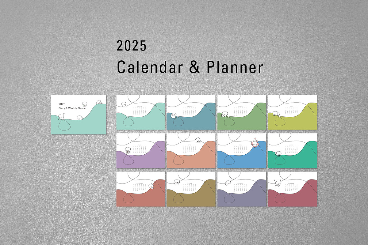 2025 Calendar & Planner, a Templates & Theme by dott (Photo 2 of 5)