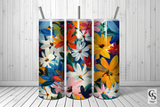 Painterly Flowers Seamless Patterns, a Pattern Graphic by Creative Store (Thumbnail 2 of 5)
