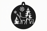 christmas svg bundle, laser cut chri, an Illustration by musafir_fashion (Thumbnail 16 of 16)