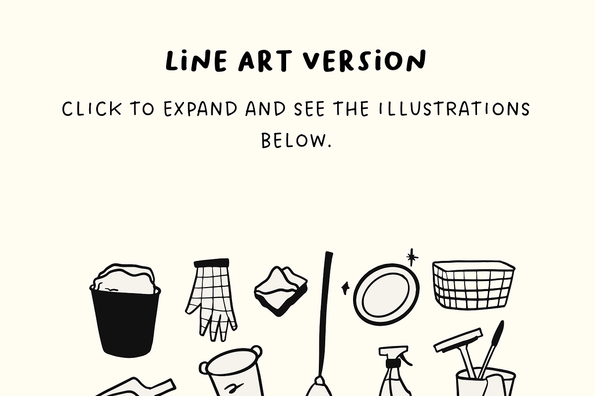 +89 Cleaning Tool Illustration Pack, an Object Illustration by The Journey Atelier (Photo 5 of 5)