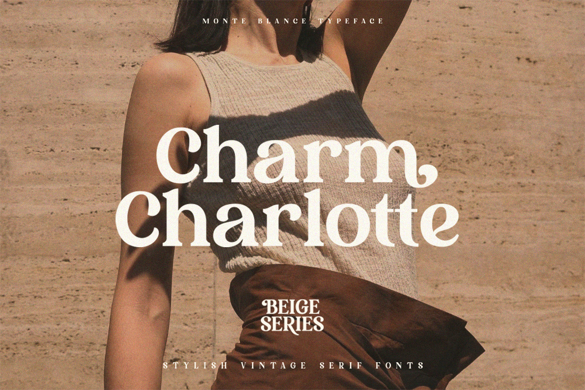 Monte Blance - Vintage Stylish Serif, a Serif Font by TypeFounder (Photo 3 of 10)
