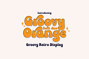 Groovy Orange - Groovy Retro, a Symbol Font by tebaltipislab (Thumbnail 1 of 15)