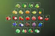 Fruits 3D Icon Pack, an Object 3D Model by Haps Space (Thumbnail 4 of 4)