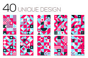40 Geometric Cover for Print Design, a Brochure Template by binangkit (Thumbnail 4 of 12)