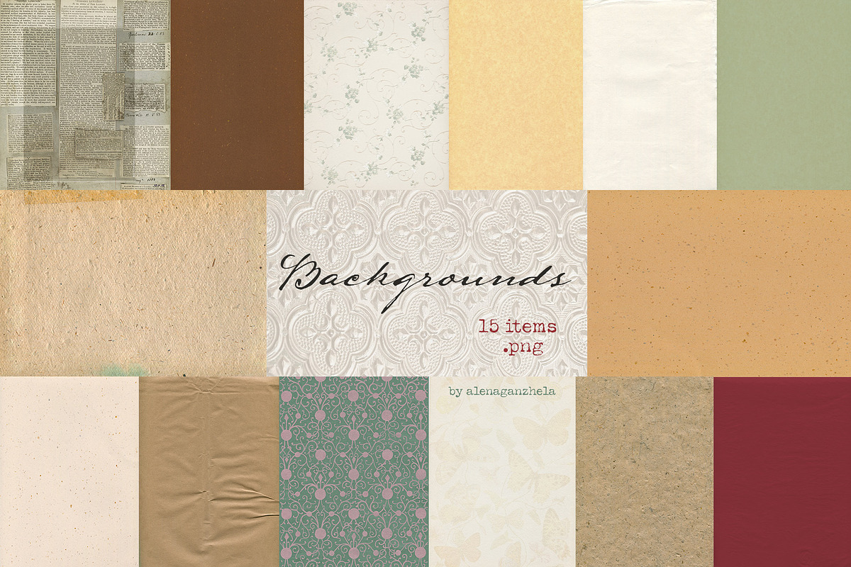 Vintage Paper Archive Collage Kit, an Object Graphic by alenaganzhela (Photo 6 of 7)