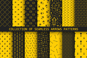 Hand drawn arrows patterns, a Pattern Graphic by ExpressShop