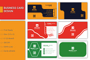 Business Card Template Design, a Business Card Template by Lakhan1998 (Thumbnail 1 of 4)