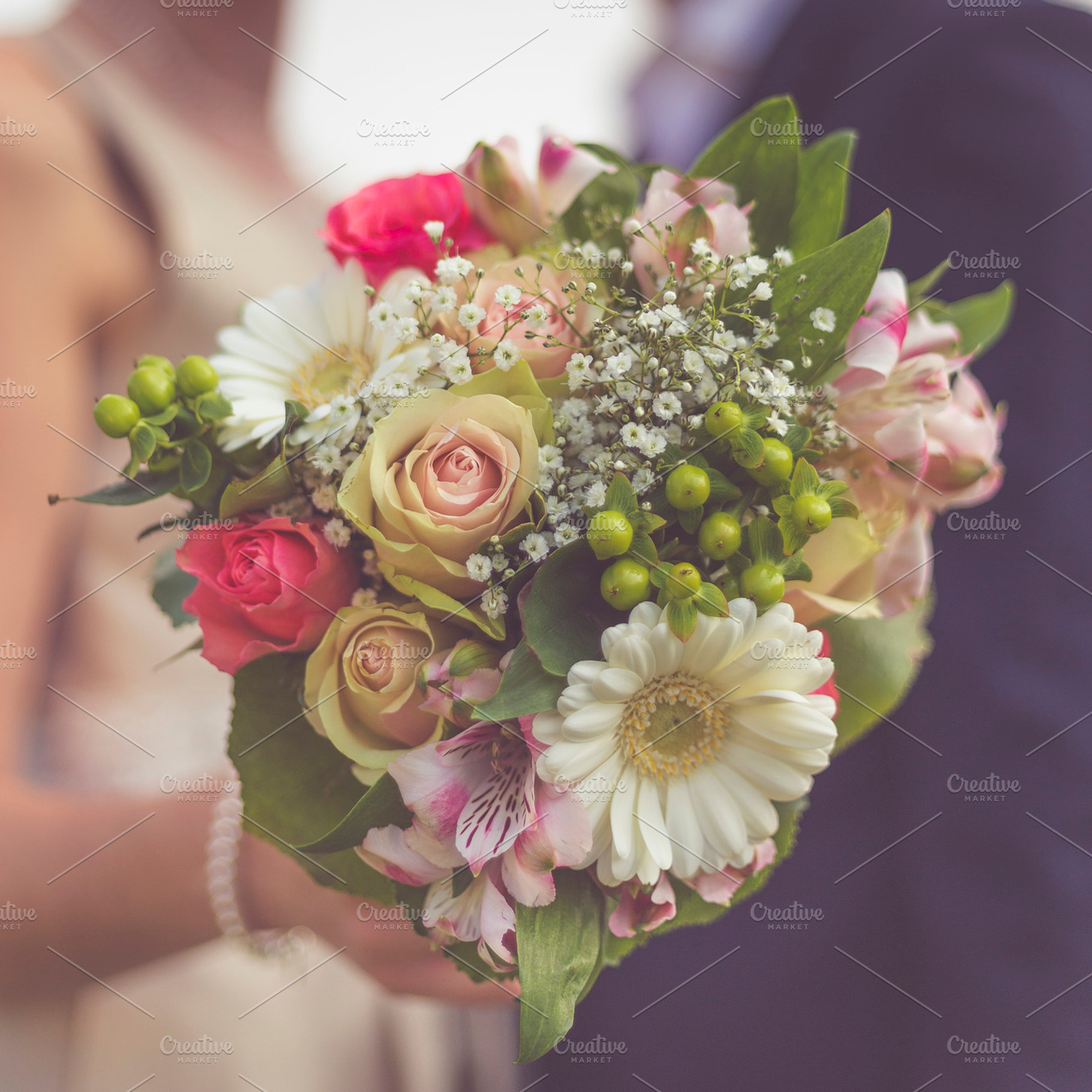 Floral Wedding Bouquet, a Nature Photo by Studio W&W
