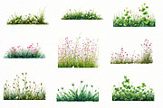 Spring Green Grass Border Clipart, an Illustration by Designworld (Thumbnail 3 of 5)