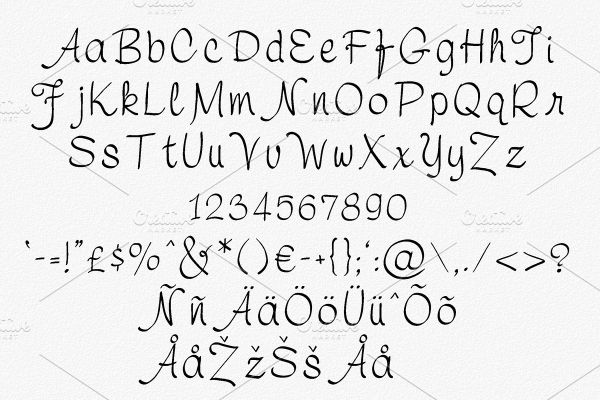 Symca Font preview 4