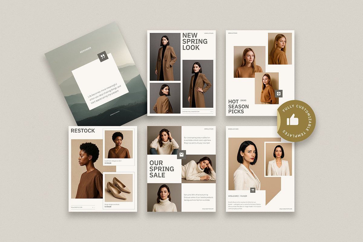Canva Instagram Post Templates, a Social Media Template by Vasya Kobelev (Photo 3 of 7)