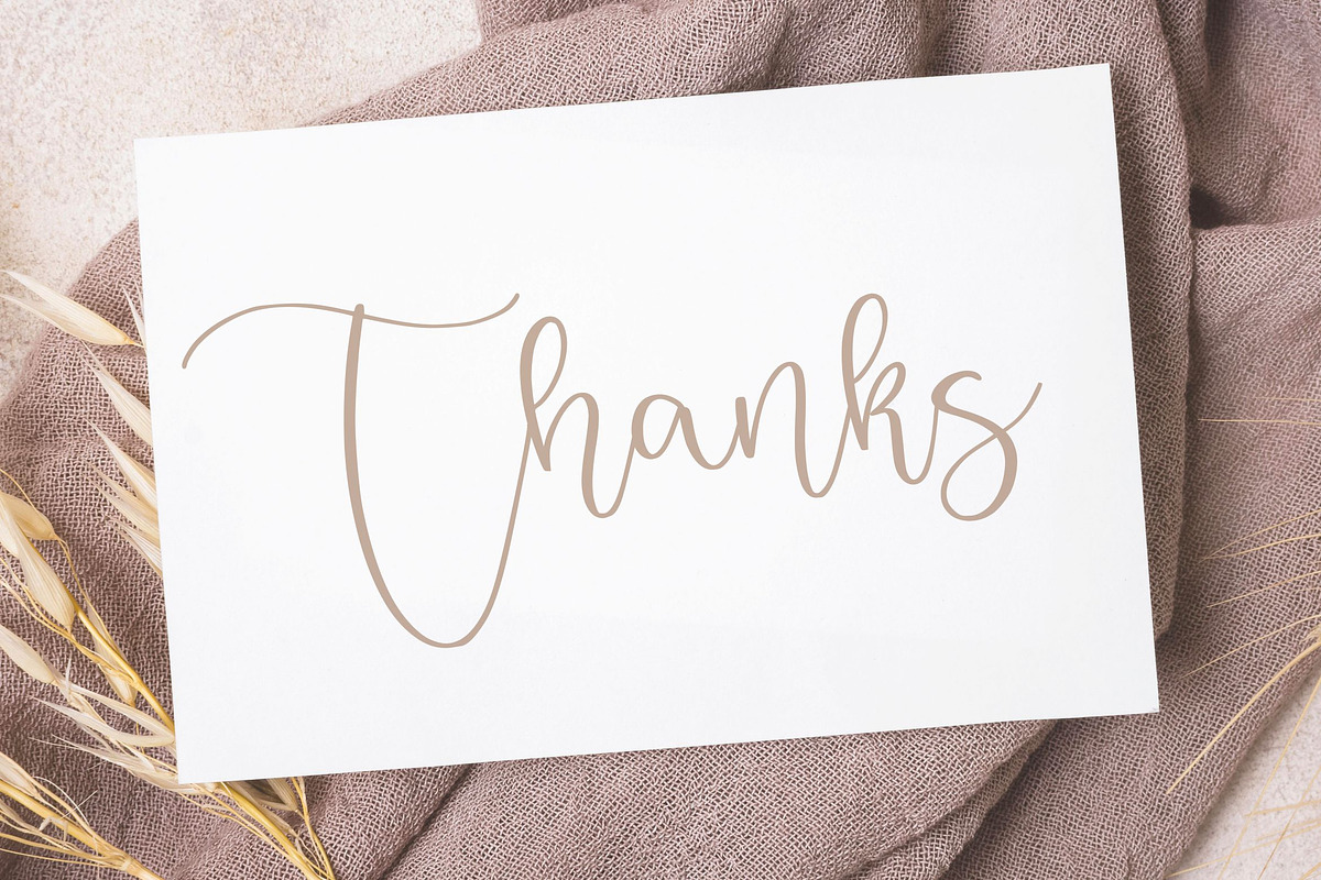 Badger Delight - Modern Handwritten, a Script Font by Letterative Studio (Photo 7 of 7)
