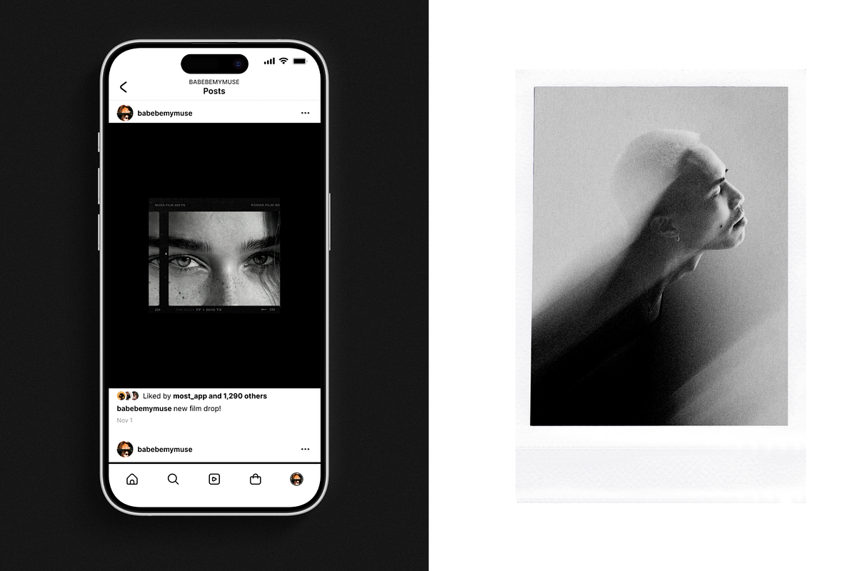 FILM FRAME | Inst Posts & Stories, a Social Media Template by The Muza (Photo 4 of 8)