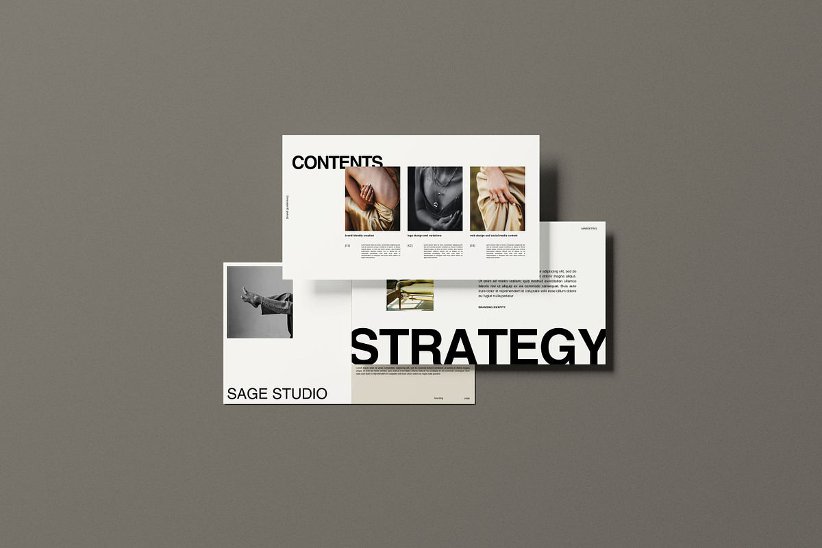 Sage Brand Guidelines Templates, a Presentation Template by Mia Branding Studio (Photo 4 of 8)