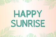 Tropical Summer, a Font by Limited.studio (Thumbnail 3 of 6)