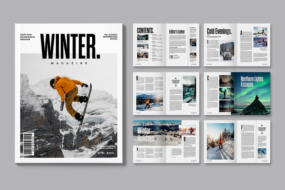 Magazine Template, a Magazine Template by BrandPacks (Photo 1 of 5)