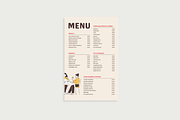 Palette Café Menu Template, a Flyer Template by Soul & Maeum Store (Thumbnail 3 of 3)
