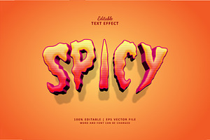 Text Effect Spicy